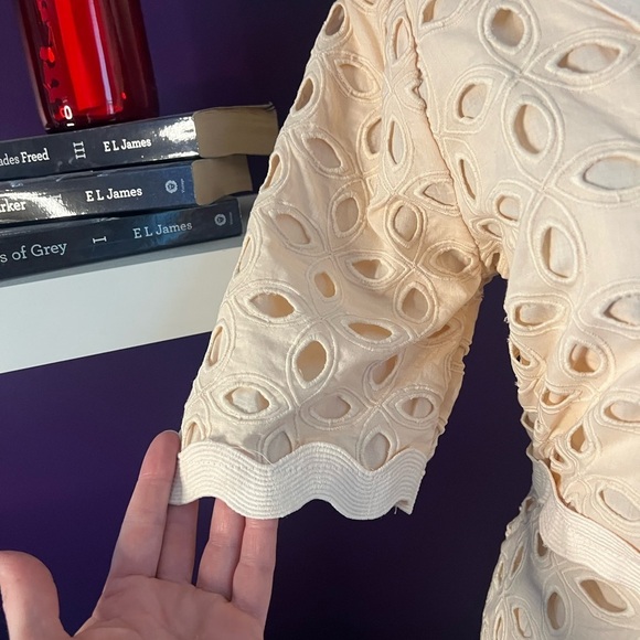 Just Me Pale Pink Gia Eyelet Dress NWT - Picture 3 of 11